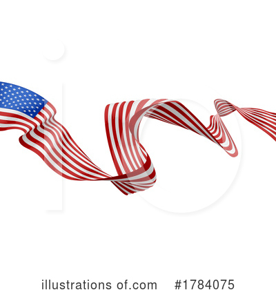 Royalty-Free (RF) American Flag Clipart Illustration by AtStockIllustration - Stock Sample #1784075