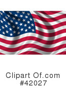 American Flag Clipart #42027 by stockillustrations