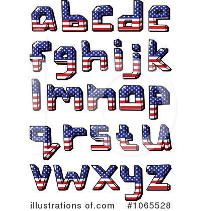 Royalty-Free (RF) American Flag Symbols Clipart Illustration by yayayoyo - Stock Sample #1065528