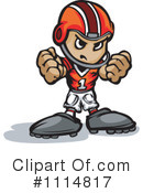 American Football Clipart #1114817 by Chromaco