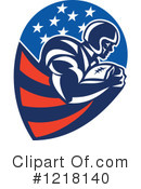 American Football Clipart #1218140 by patrimonio