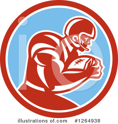 American Football Clipart #1264938 by patrimonio
