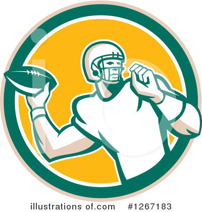 Football Clipart #1267183 by patrimonio