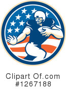 American Football Clipart #1267188 by patrimonio