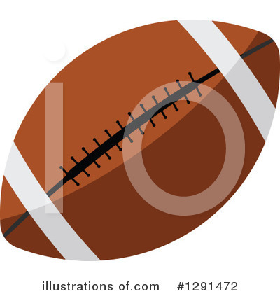 Royalty-Free (RF) American Football Clipart Illustration by Vector Tradition SM - Stock Sample #1291472