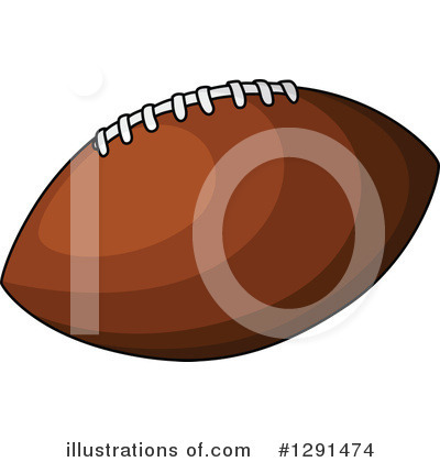 Royalty-Free (RF) American Football Clipart Illustration by Vector Tradition SM - Stock Sample #1291474