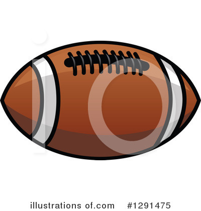 Royalty-Free (RF) American Football Clipart Illustration by Vector Tradition SM - Stock Sample #1291475