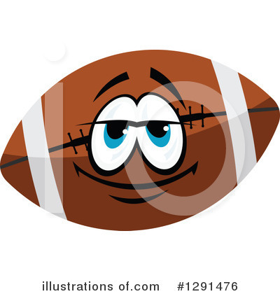 Royalty-Free (RF) American Football Clipart Illustration by Vector Tradition SM - Stock Sample #1291476