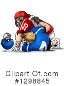 American Football Clipart #1298845 by Liron Peer