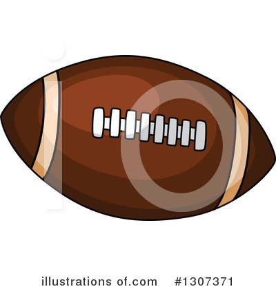Football Clipart #1307371 by Vector Tradition SM