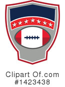 American Football Clipart #1423438 by patrimonio
