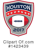 American Football Clipart #1423439 by patrimonio