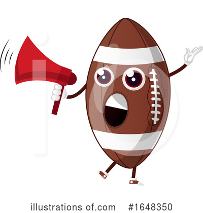 Royalty-Free (RF) American Football Clipart Illustration by Morphart Creations - Stock Sample #1648350
