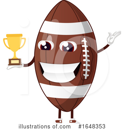 Royalty-Free (RF) American Football Clipart Illustration by Morphart Creations - Stock Sample #1648353