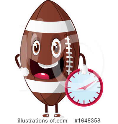Royalty-Free (RF) American Football Clipart Illustration by Morphart Creations - Stock Sample #1648358