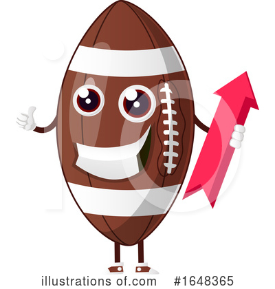Royalty-Free (RF) American Football Clipart Illustration by Morphart Creations - Stock Sample #1648365