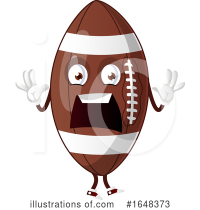 Royalty-Free (RF) American Football Clipart Illustration by Morphart Creations - Stock Sample #1648373