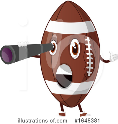 Royalty-Free (RF) American Football Clipart Illustration by Morphart Creations - Stock Sample #1648381
