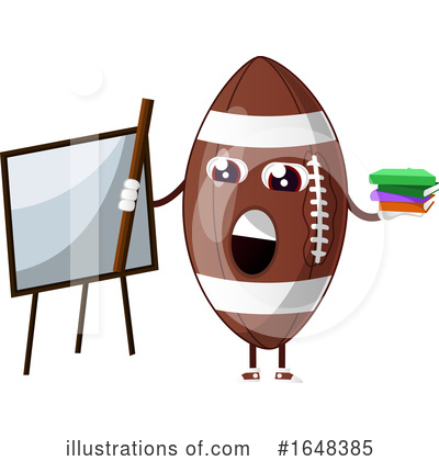 Royalty-Free (RF) American Football Clipart Illustration by Morphart Creations - Stock Sample #1648385