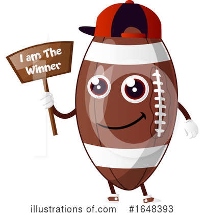 Royalty-Free (RF) American Football Clipart Illustration by Morphart Creations - Stock Sample #1648393