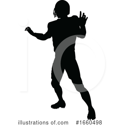 Football Player Clipart #1660498 by AtStockIllustration
