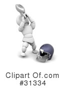 American Football Clipart #31334 by KJ Pargeter