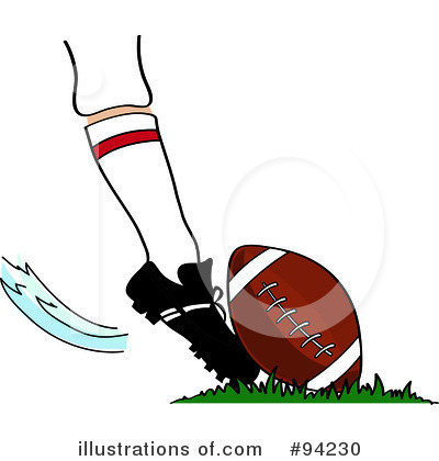Football Clipart #94230 by Pams Clipart