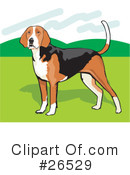 American Foxhound Clipart #26529 by David Rey