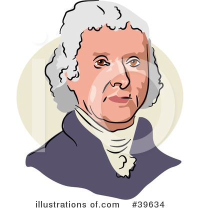 Thomas Jefferson Clipart #1570065 - Illustration by patrimonio