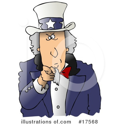 Uncle Sam Clipart #17568 by djart