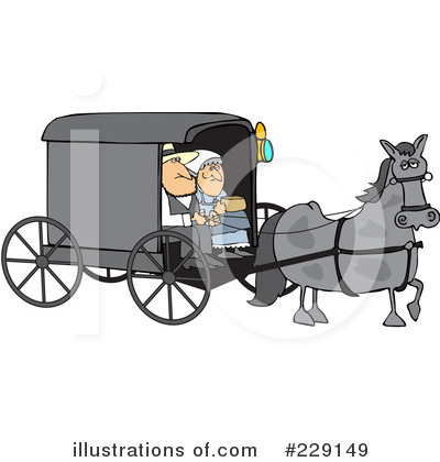 Royalty-Free (RF) Amish Clipart Illustration by djart - Stock Sample #229149