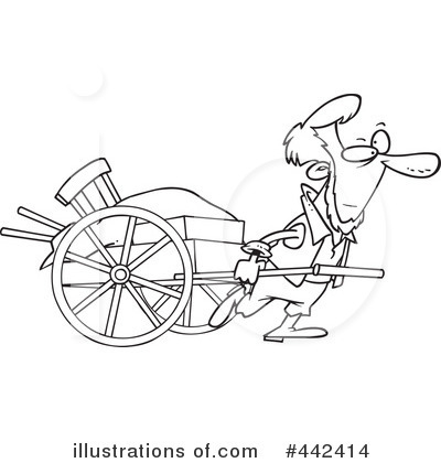 Royalty-Free (RF) Amish Clipart Illustration by toonaday - Stock Sample #442414