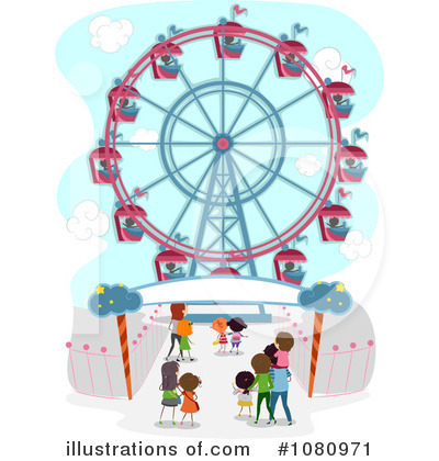 Ferris Wheel Clipart #1080971 by BNP Design Studio