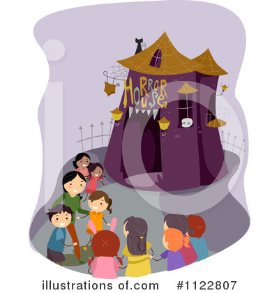 Haunted House Clipart #1122807 by BNP Design Studio