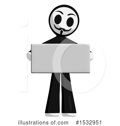 Royalty-Free (RF) Anarchist Clipart Illustration by Leo Blanchette - Stock Sample #1532951