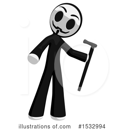 Royalty-Free (RF) Anarchist Clipart Illustration by Leo Blanchette - Stock Sample #1532994
