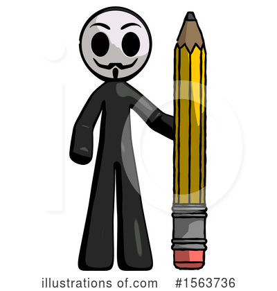 Royalty-Free (RF) Anarchist Clipart Illustration by Leo Blanchette - Stock Sample #1563736