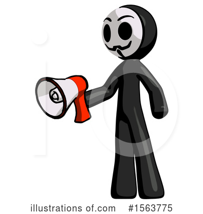 Royalty-Free (RF) Anarchist Clipart Illustration by Leo Blanchette - Stock Sample #1563775