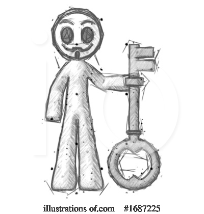 Royalty-Free (RF) Anarchist Clipart Illustration by Leo Blanchette - Stock Sample #1687225