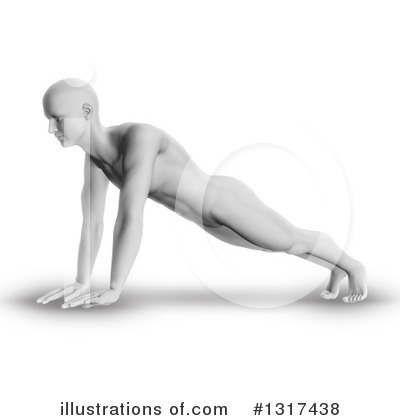 Push Ups Clipart #1317438 by KJ Pargeter