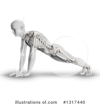 Skeleton Clipart #1317440 by KJ Pargeter