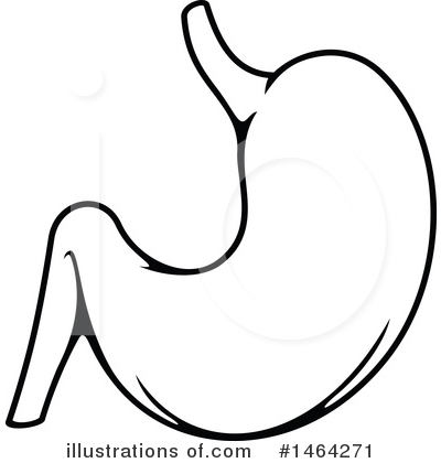 Stomach Clipart #1464271 by Vector Tradition SM