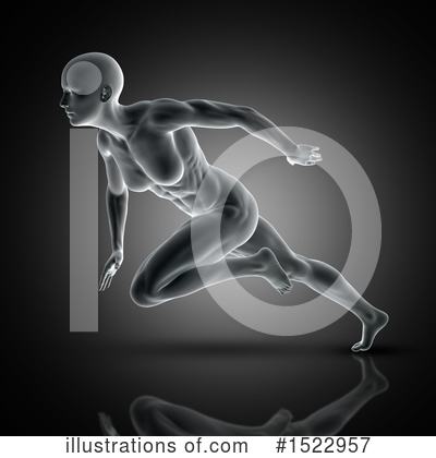 Sprinting Clipart #1522957 by KJ Pargeter