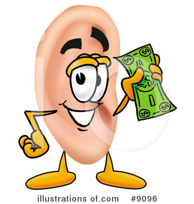 Hearing Aid Clipart #9096 by Mascot Junction
