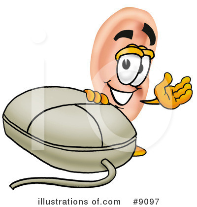Hearing Aid Clipart #9097 by Mascot Junction