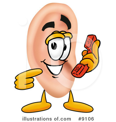 Hearing Aid Clipart #9106 by Mascot Junction