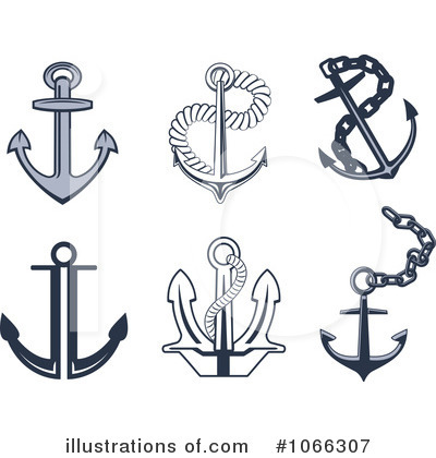 Royalty-Free (RF) Anchor Clipart Illustration by Vector Tradition SM - Stock Sample #1066307