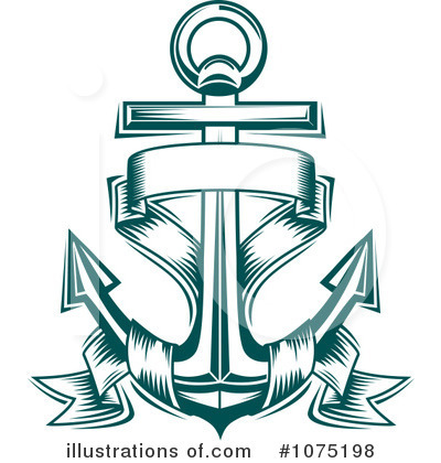 Royalty-Free (RF) Anchor Clipart Illustration by Vector Tradition SM - Stock Sample #1075198