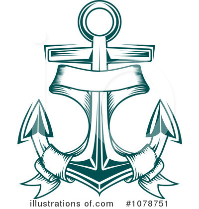Royalty-Free (RF) Anchor Clipart Illustration by Vector Tradition SM - Stock Sample #1078751