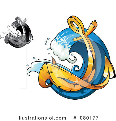 Royalty-Free (RF) Anchor Clipart Illustration by Vector Tradition SM - Stock Sample #1080177